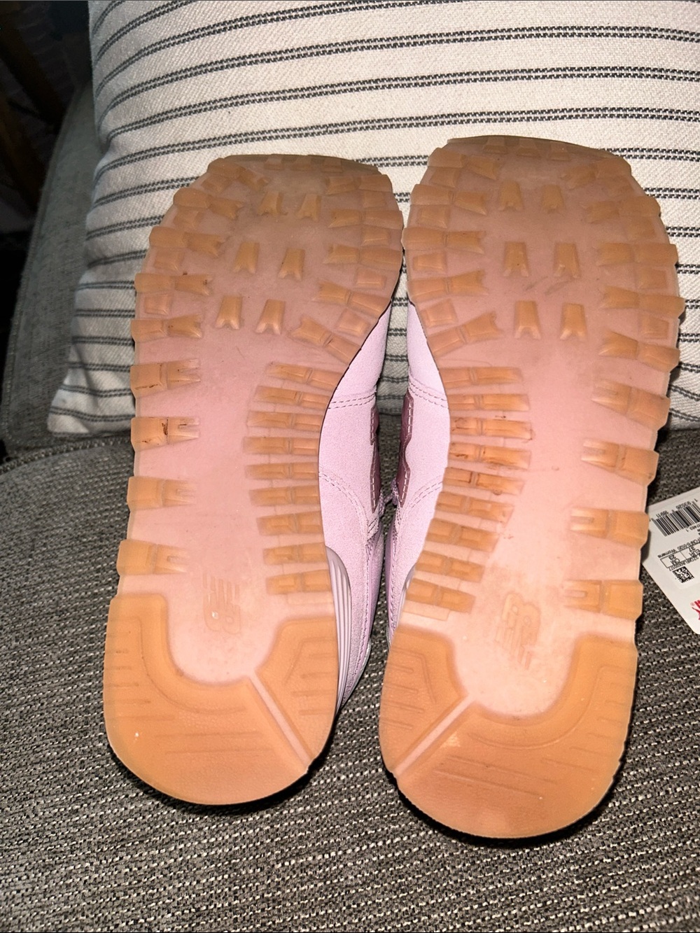 New Balance Pastel Pink Retro Running Sneakers - Picture 7 of 7